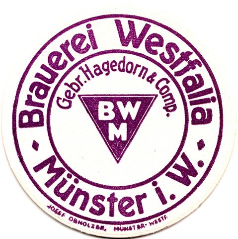 mnster ms-nw westfalia rund 1ab (215-gebr hagedorn-violett)